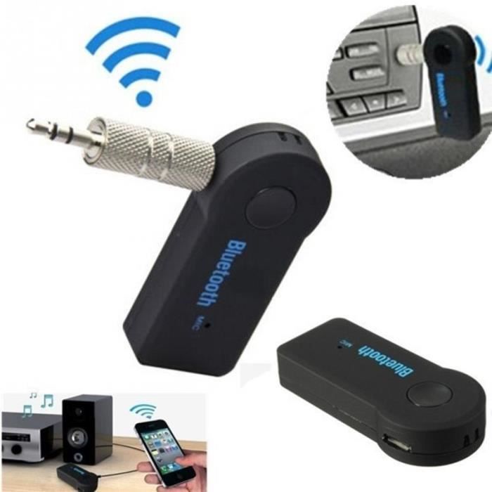 Accessoire réseau,2 en 1 sans fil Bluetooth 5.0 récepteur émetteur adaptateur 3.5mm Jack voiture musique Audio Aux A2dp casque #B