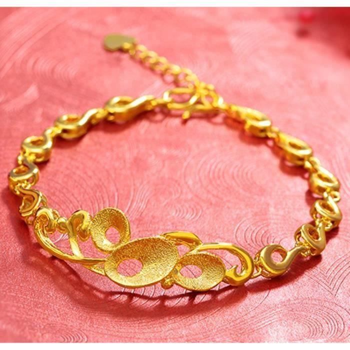 Bracelet or 24 carats femme Clearance