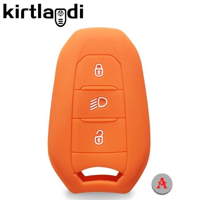 Une orange - Coque de clé télécommande à 3 boutons pour citroën, pour  modèles C2, C3, C5, X7, C4, Picasso, Be