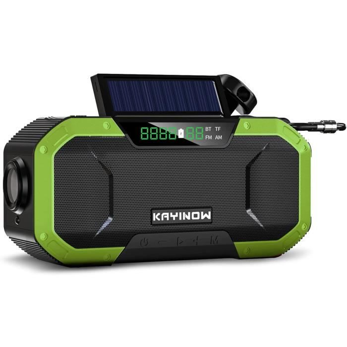 Batterie Externe à Manivelle - Chargeur Manuel - Batterie Externe Avec Manivelle - Chargeur à Manivelle Pour Le Chargement Via USB - Tension De Sortie 5 V - Hank Portable Pour Les