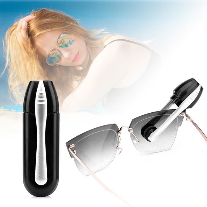 GOTOTOP Nettoyant pour lunettes Outil de nettoyage de brosse de nettoyage de lentille de lunettes de soleil manuel portable