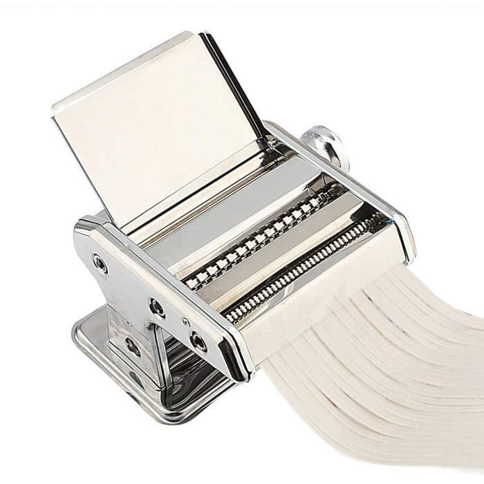 Machine à Pâtes 3 en 1 Manuelle en Acier Inoxydable Machine à Pâtes