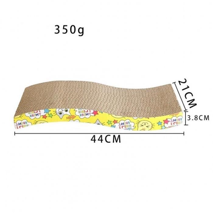 Griffoir Kitty Spin En Carton Ondulé – Avec Balle Et Clochette | Jouet Interactif Pliable Pour Chat