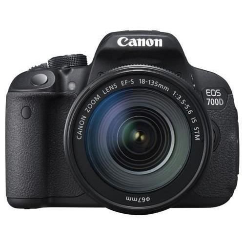 Appareil photo Reflex Canon EOS + Objectif EF 18 135 mm Reflex 18.0 MP APS C / 30 pi/ 7.5x zoom optique objectif EF 18 135 mm - vue 2