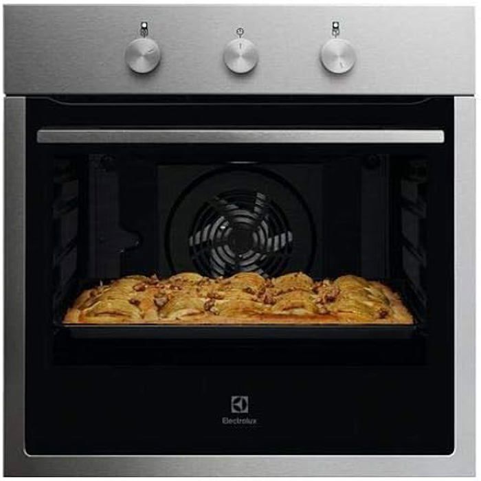 ELECTROLUX Four encastrable  KOHHH00X - Multifonction - Acier inoxydable anti-traces - 60 cm 
