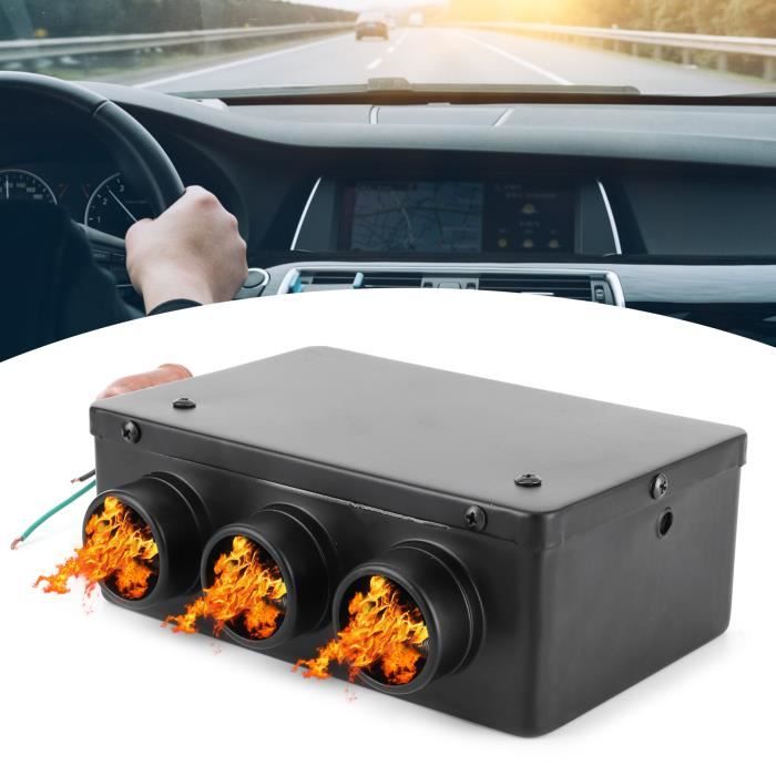 ESTINK Chauffage voiture allume cigare 12V 50W portable dégivrage des
