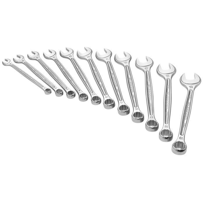 Jeux de clés mixtes en pouces FACOM - Boite - 12 pcs - 440.JU12