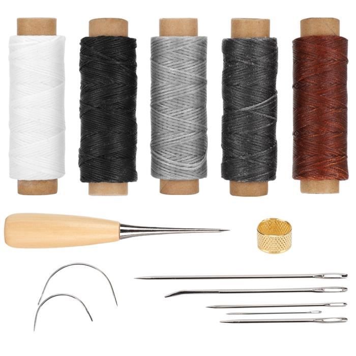 Kit Complet Travail Du Cuir 72 Outils - Sac De Rangement Inclus Pour Débutants Et Pros
