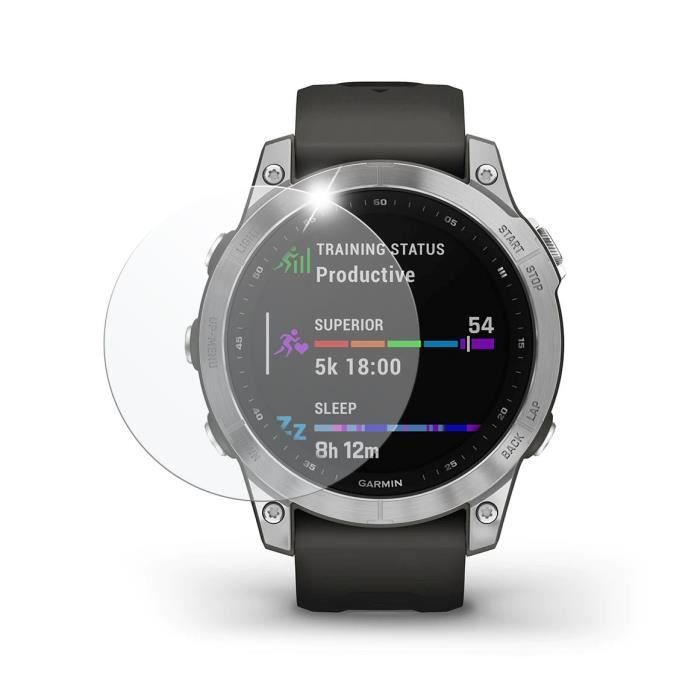 Verre de protection - FIXED - Garmin Fénix 7/Epix PRO - 2pcs - Verre trempé - Clair