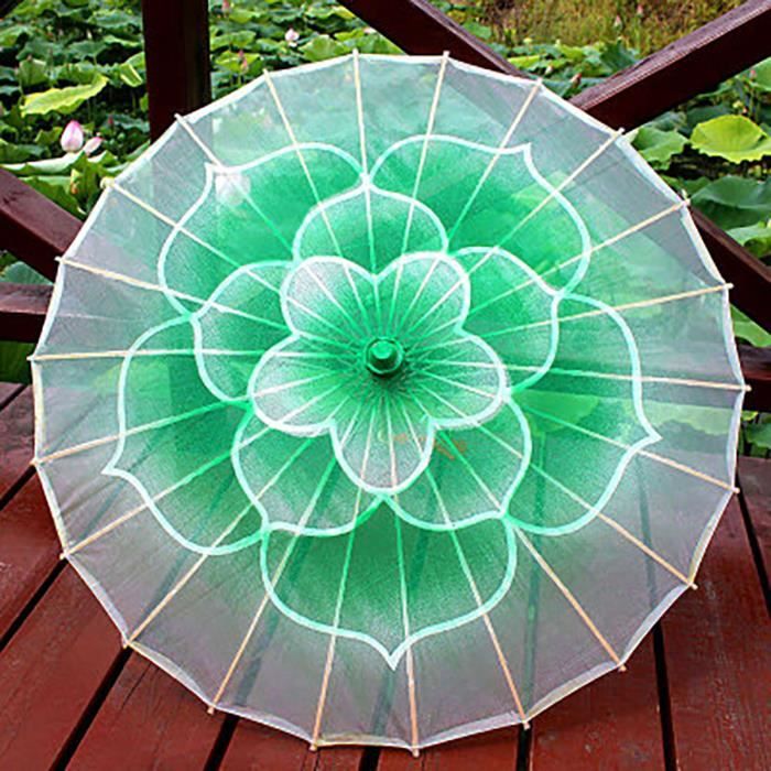 Parapluie Chinois Décoratif En Soie Huilée – 70 Cm D’ouverture – Pour Intérieur Ou événements – Style Vintage Fait Main