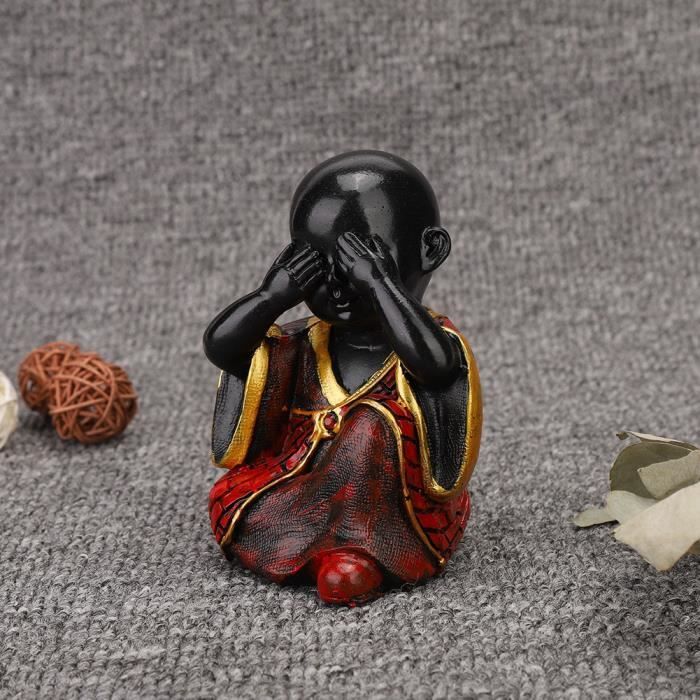 Zeroupshop Jolie Figurine De Bouddha En Résine, Statue De