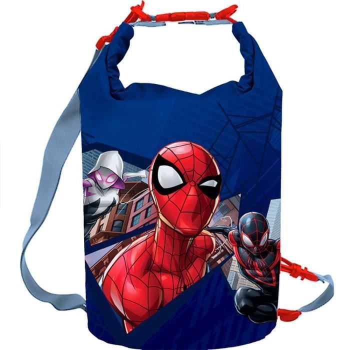 Kids Licensing- Bolsa Estanca Spiderman Marvel 35cm Does Not Apply Sac fourre-Tout Imperméable Spider Man, KL85864, coloré, One Size