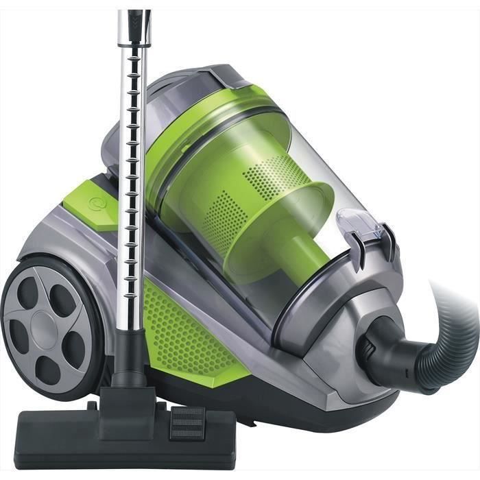 KLAISER - 2500W - Aspirateur Sans Sac Multi Cyclone Alligator Xtreme Force - Pure Air - Ultra Confort - Cordon Extra Long 7 Mètres