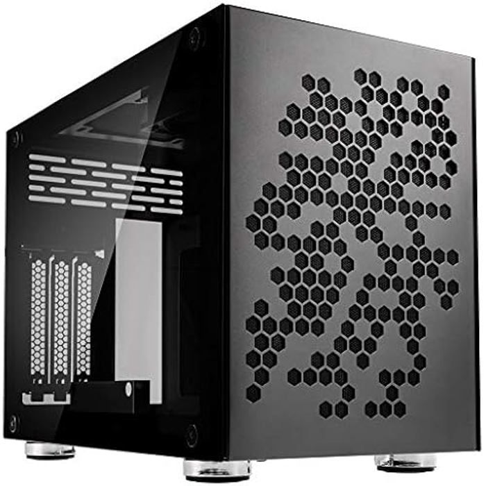 Boitier PC Mini ITX Kolink Rocket Heavy – Façade en Aluminium – Boitier PC Verre Trempé