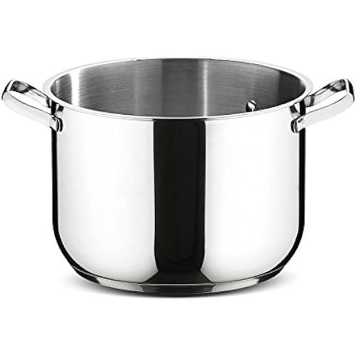 Onader Casserole à 3 couches en acier inoxydable à induction 4,7 l avec couvercle en verre pour tous types de feux, saine et passe au lave-vaisselle 22 cm Onader Casserole à 3 couches en acier inoxydable à induction 4,7 l avec couvercle en verre pour tous types de feux, saine et passe au lave-vaisselle 22 cm
