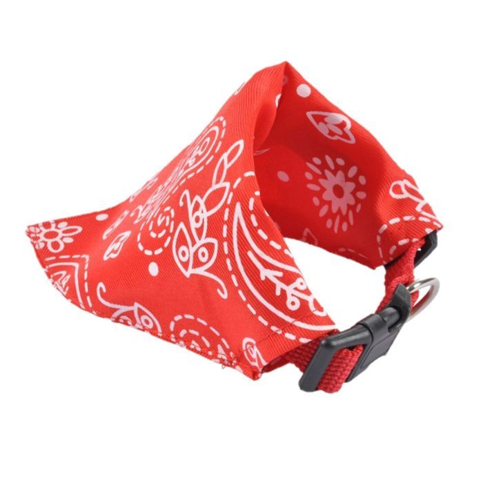 Meilleurs prix pour Love Story - Collier bandana réglable - 30 à 50 cm - Rouge