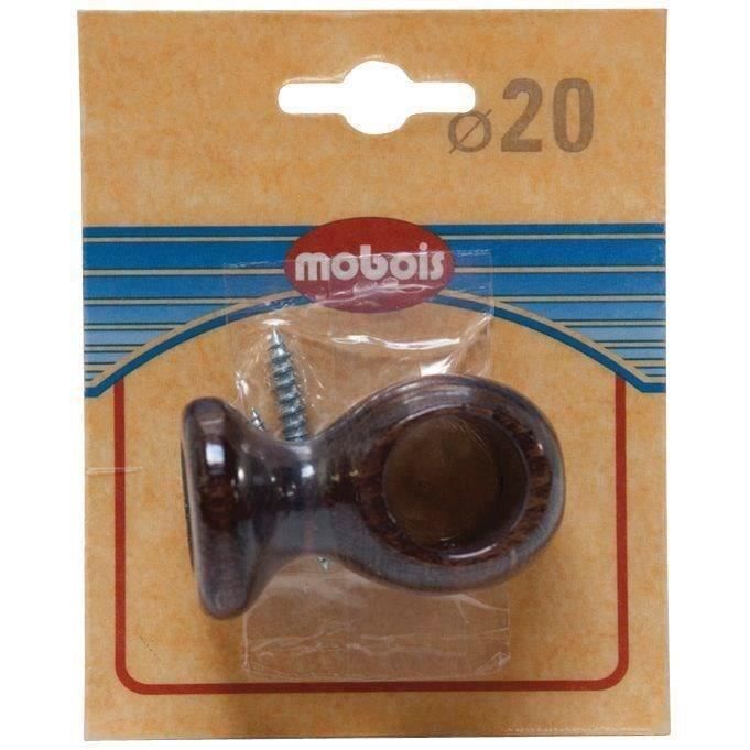 Support court plafond - D: 20 mm - noyer