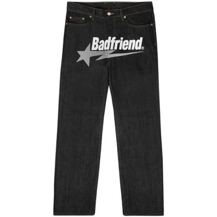 Pantalon Cargo Y2K Homme Noir - Taille L Sur Mesure - Neuf Avec étiquettes