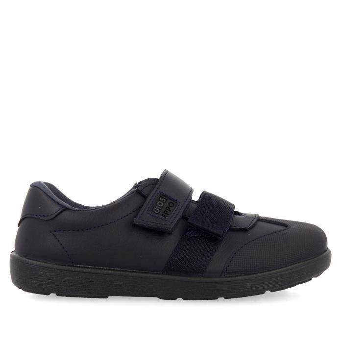 Gioseppo Baskets enfant - GIOSEPPO - Salcha - Cuir - Bleu - Scratch