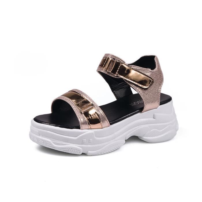 Sandales Nu-pieds Femme Sandales de Sports Randonnée Chaussures Trekking  Été À Bretelles Réglables Bout Ouvert Dames Velcro Pieds La Rose - Achat /  Vente sandale - nu-pieds - Bientôt le Black Friday Cdiscount
