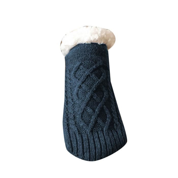 Femme Homme Chaud Confortable Chaussettes de Couchage Antid rapant