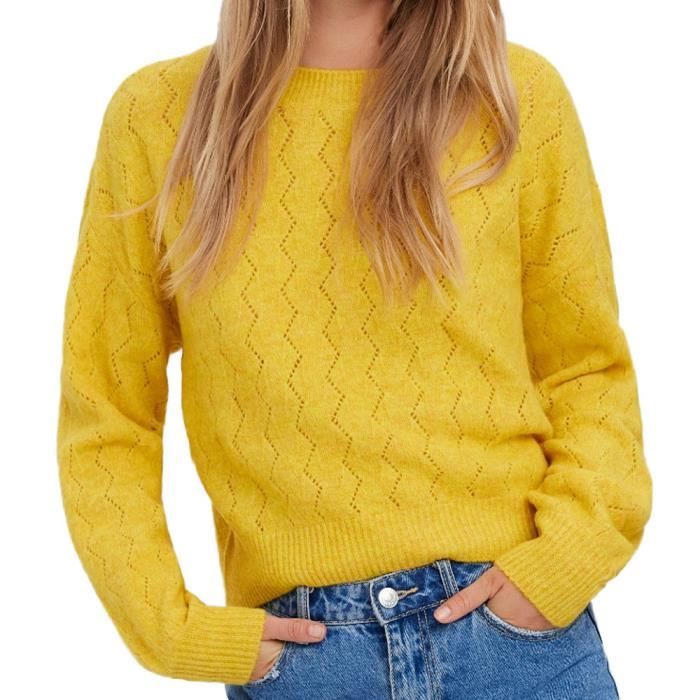Pull jaune femme new arrivals