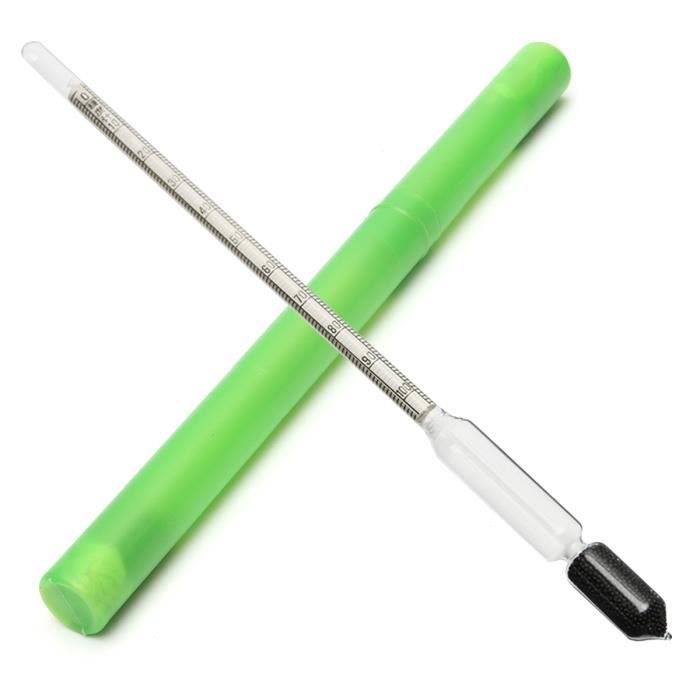 Vinomètre Lantelme En Verre 0-25% - Alcoomètre Pour Vin, Bière Et Alcools Maison