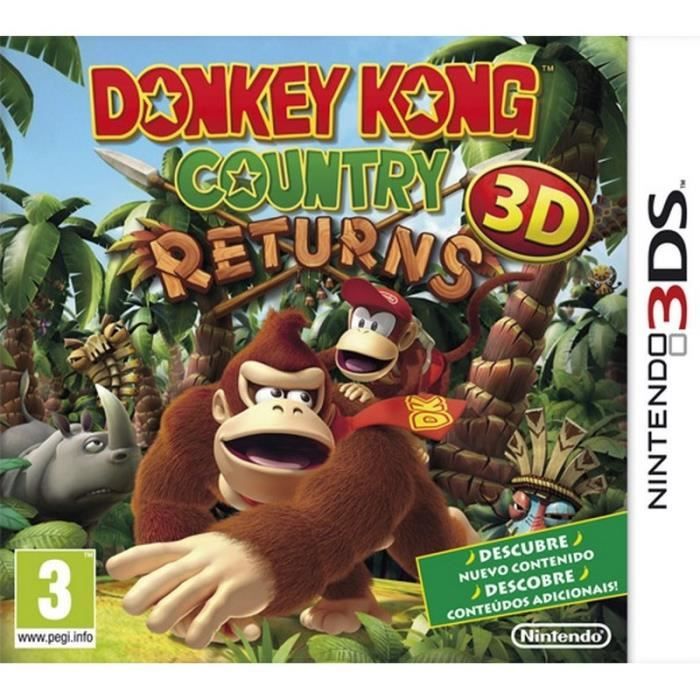 Donkey Kong Country Returns 3DS - 115043 Reconditionné - Nintendo reconditionné disponible sur Cdiscount Seconde Vie