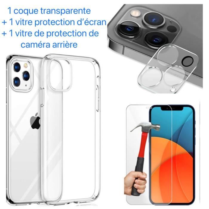 Pack 3 en 1 pour IPHONE 15 PRO MAX (Coque + verre trempé + verre protection caméra) - Boutique AntechPro