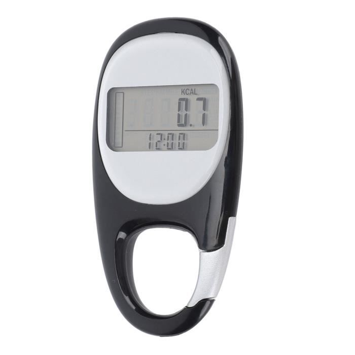 Podomètre Gereton - Compteur De Pas Précis Avec Grand Écran Et Clip - Pour Marche, Sport - Hommes, Femmes, Seniors