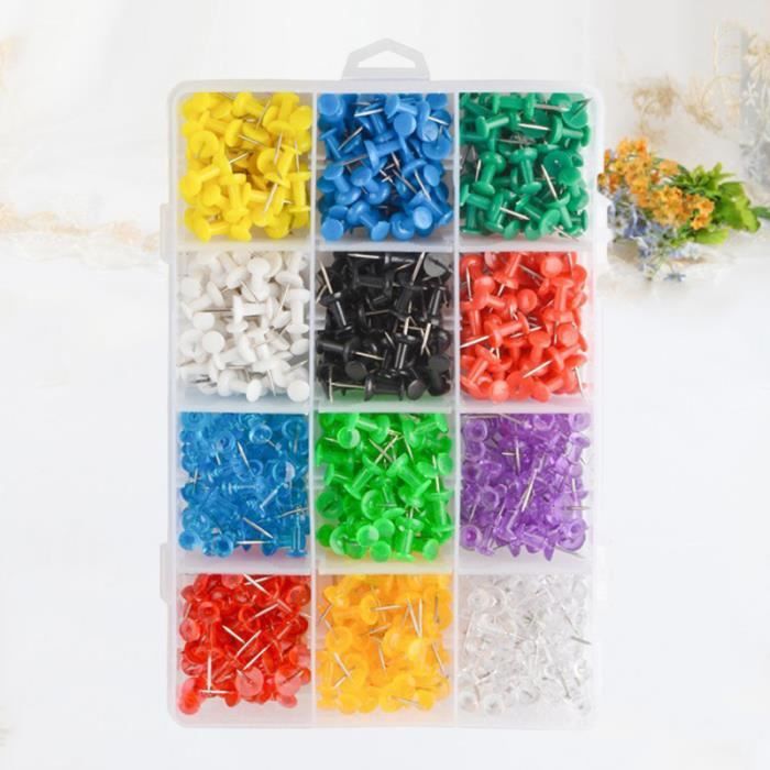 12Pcs Push Practical Cork Nails Painting Use Drawing Pin for Office