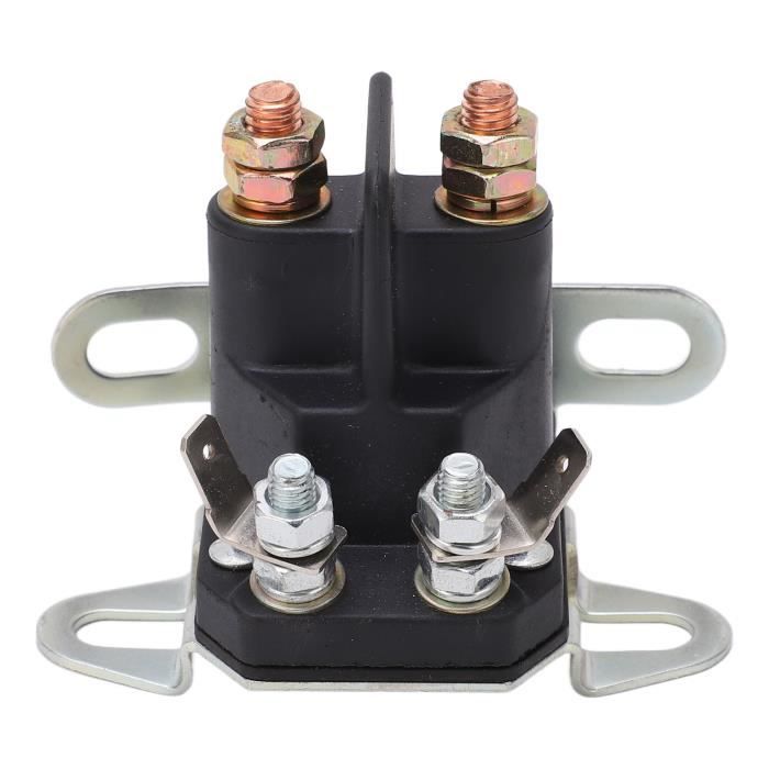 Relais Solénoïde De Démarreur 12V Pour Tondeuse, Tracteur, VTT, Motoneige - Contacts Argent, Bobines Laiton