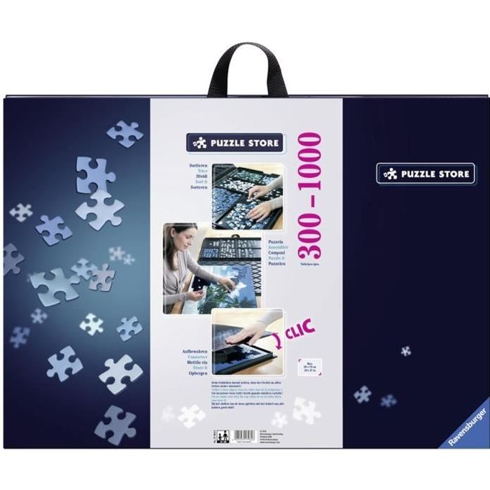 Mallette puzzle 1000 pièces - Ravensburger - Sam le Pompier - Assemblage et Rangement Facile