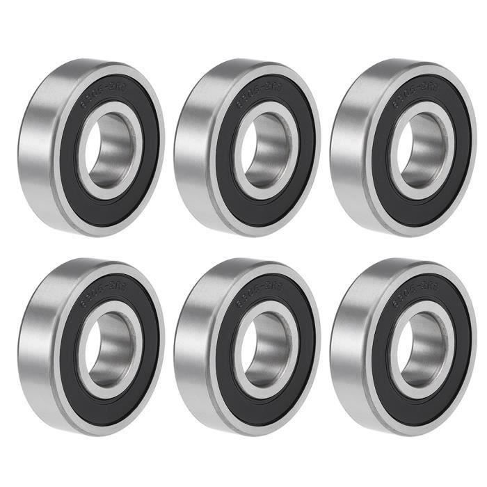 6002-2RS 15mm Roulements à Billes QUARKZMAN 6002-2RS 15x32x9mm - Lot De 4 Pièces Double Étanchéité Caoutchouc Roulement Silencieux Z2