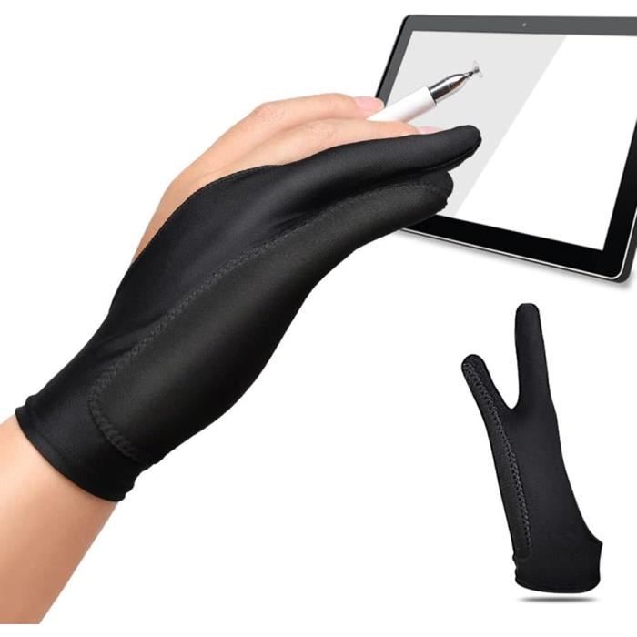 Tablette A Dessin Gants Anti-toucher, Gants D'artiste Pour Tablette De Dessin | Gants De Tablette Graphique D'art Numu00e9rique Bons Pour Main Droite Et Gauche Pour Tablette Graphique Dessin