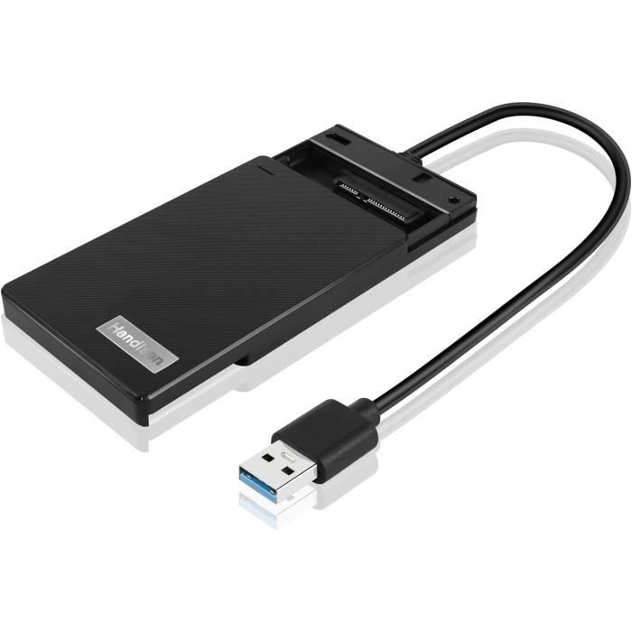 Boîtier De Disque Dur Pour Hdd Et Ssd Sata De 2.5"-3.5", Support Uasp
