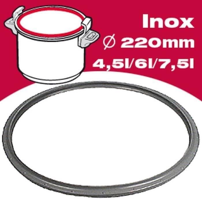 SEB Joint autocuiseur inox 790362 4,5-6L Ø22cm gris - Cdiscount Maison