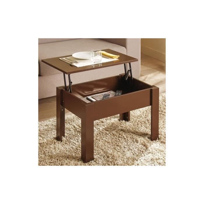 Table Basse Evolutive Avec Plateau Depliant Relevable Achat