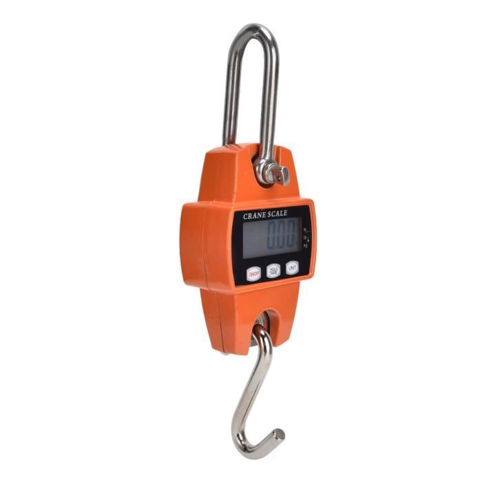 Weytoll Balance De Grue 300 Kg – Balance Suspendue LCD Précise 0,05-300 Kg Portable