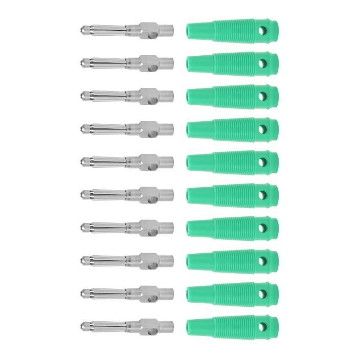 Fiches Bananes 6mm² Fiches Bananes Poppstar - Lot De 8 - Contacts 24k Plaqués Or - Pour Câbles Jusqu'à 6 Mm² - Haut-parleurs Et Amplis Fiches Bananes Hifi - Foto 7