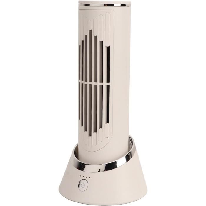 Ventilateur de bureau réglable sur pied, puissant, 4 000 mAh, LED