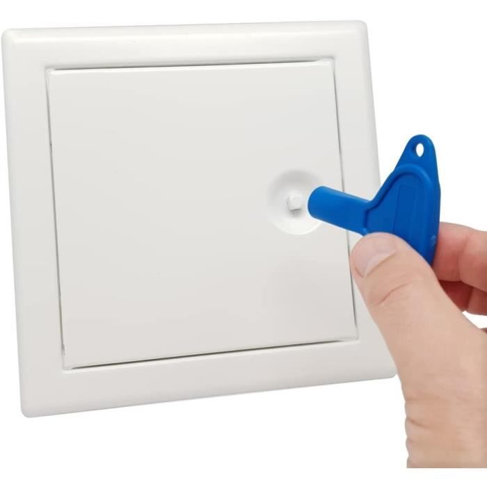 Trappe D'Inspection Blanche Flush FP INOX 385x285 Mm - Neuf - Fabriqué En France