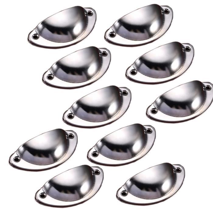R tro Poign es De Tiroir Bouton De Coquille Vintage Avce Vis Pour r-tro-poign-es-de-tiroir-bouton-de-coquille-vintage-avce-vis-pour