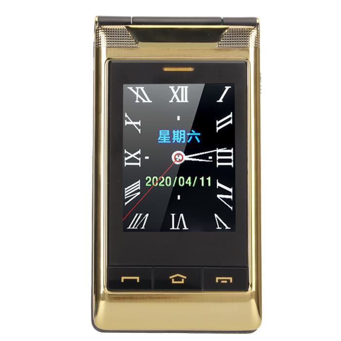 Téléphone Portable à Clapet 2G – Gros Boutons, Pour Personnes âgées, Simple Et Pratique