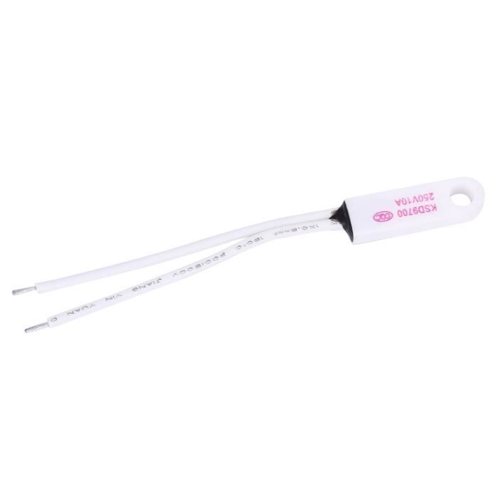 Thermostat Bimétallique KSD9700 60°C NC - Interrupteur De Température - Protection Thermique Pour Moteurs Appareils