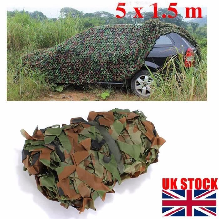 Grand Filet Camouflage Militaire 4 Couleurs (marine, Jungle, Forêt