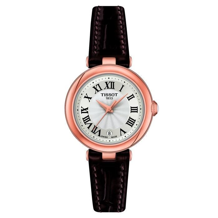 Bracelet cuir tissu femme TISSOT Montre Tissot femme