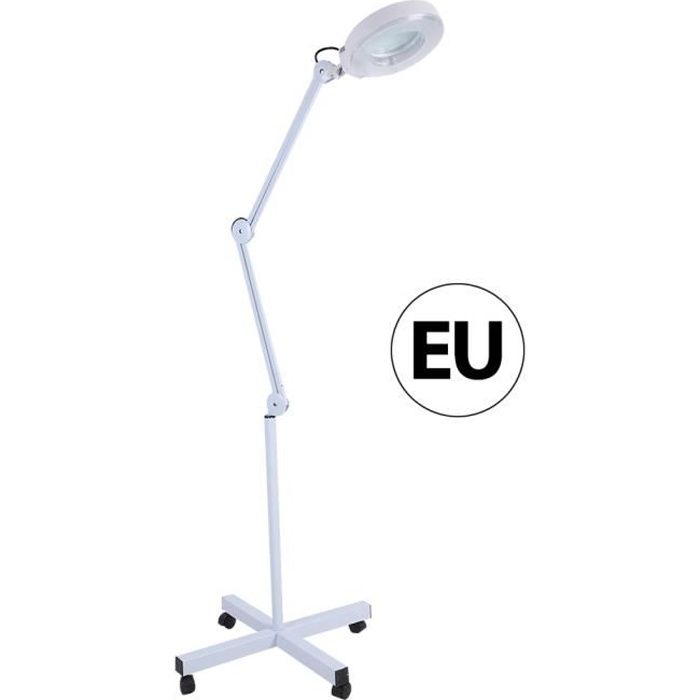 Lampe Loupe LED sur Pied, 5x LED Lampe Loupe sur Pied pour Beauté