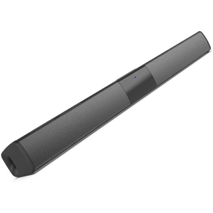 CUTSKY Barre de son rétro en bois, Bluetooth 5.0, système de son surround pour cinéma maison, barres de son, barre de son Bluetooth pour TV, projecteur, marron, 31,8 x 5,6 x 9,6