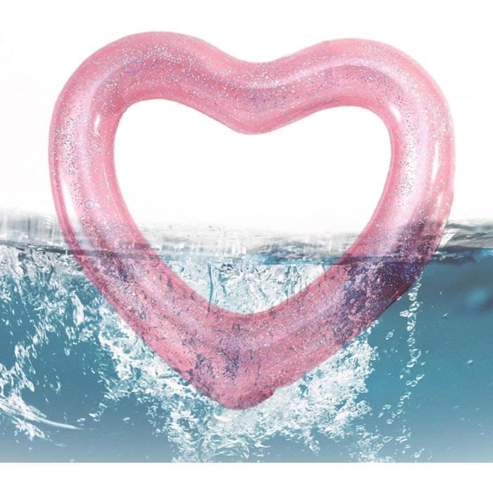 Sumind Flotteurs de piscine pour enterrement de vie de jeune fille, anneau en diamant de 155,5 cm et 5 lettres gonflables pour mariée, bague de fiançailles, décoration pour baignoire, rivière, lac